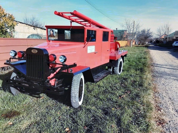 Пожарный автомобиль. ГАЗ-АА (1946 г. в.)