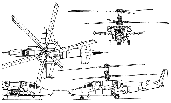 Вертолет КА-52 Аллигатор