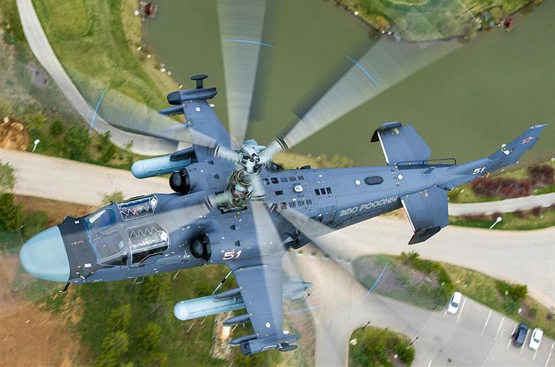 Ка-52 Аллигатор - разведывательно-ударный вертолёт
